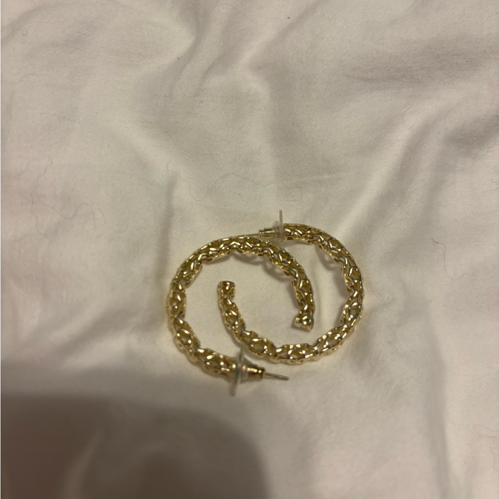 Kendra Scott gold Hoop Earrings